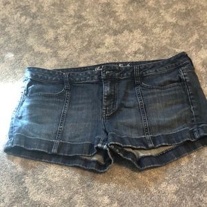 American eagle denim jean shorts